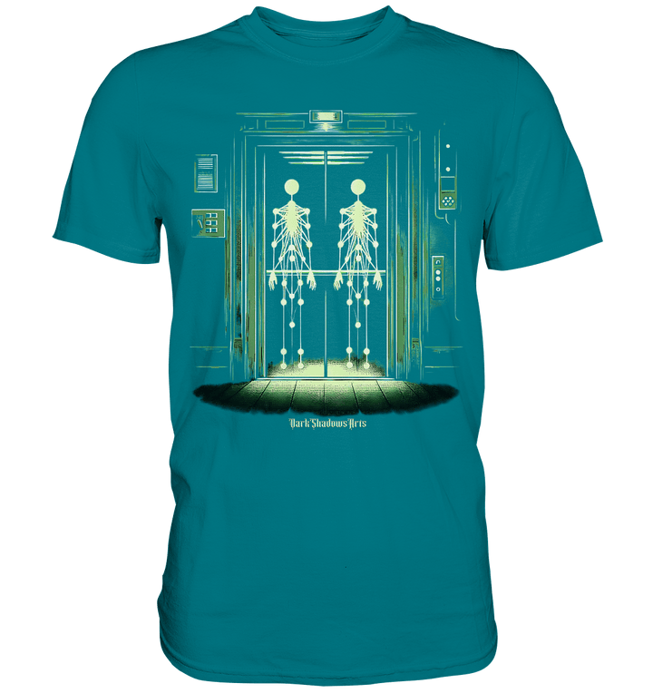 Geisterjagd im alten Aufzug Kinect Spuk - Premium Shirt | Unisex - Shirts | Dark Shadows Arts
