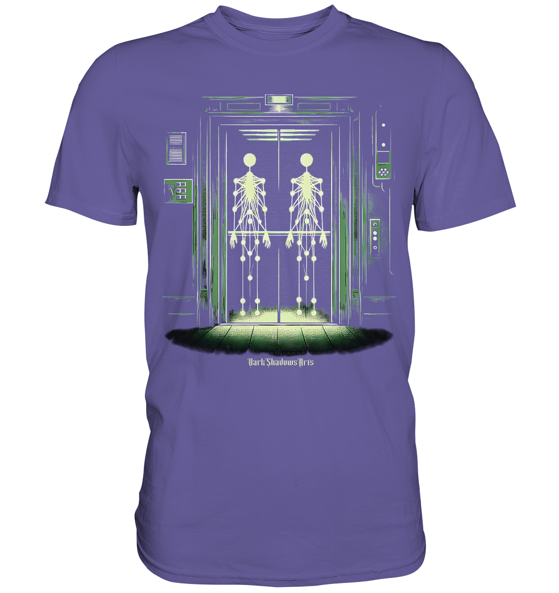 Geisterjagd im alten Aufzug Kinect Spuk - Premium Shirt | Unisex - Shirts | Dark Shadows Arts