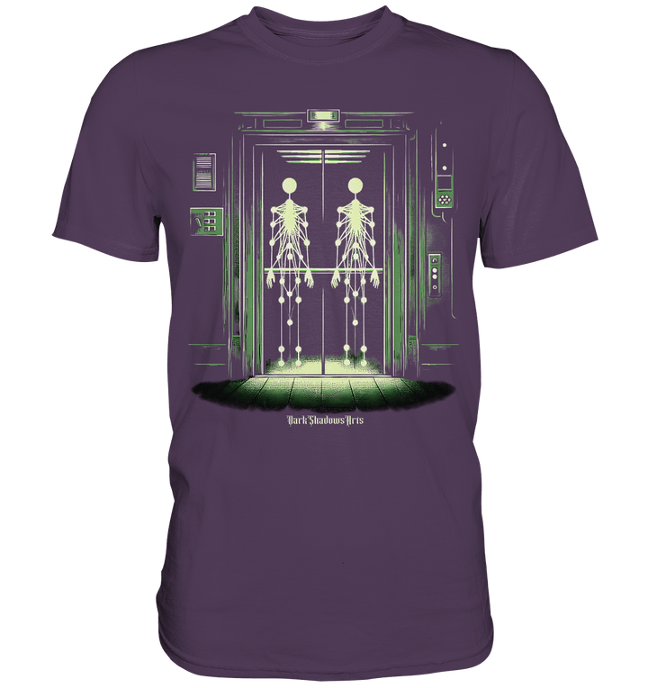 Geisterjagd im alten Aufzug Kinect Spuk - Premium Shirt | Unisex - Shirts | Dark Shadows Arts
