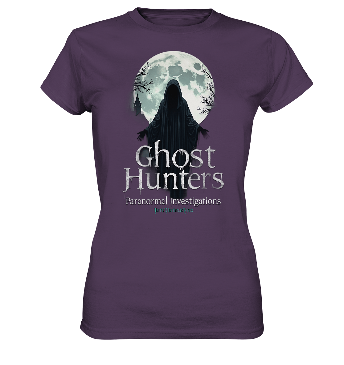 Ghost Hunters - Moonlit Pursuit - Ladies Premium Shirt | Lady - Shirts | Dark Shadows Arts