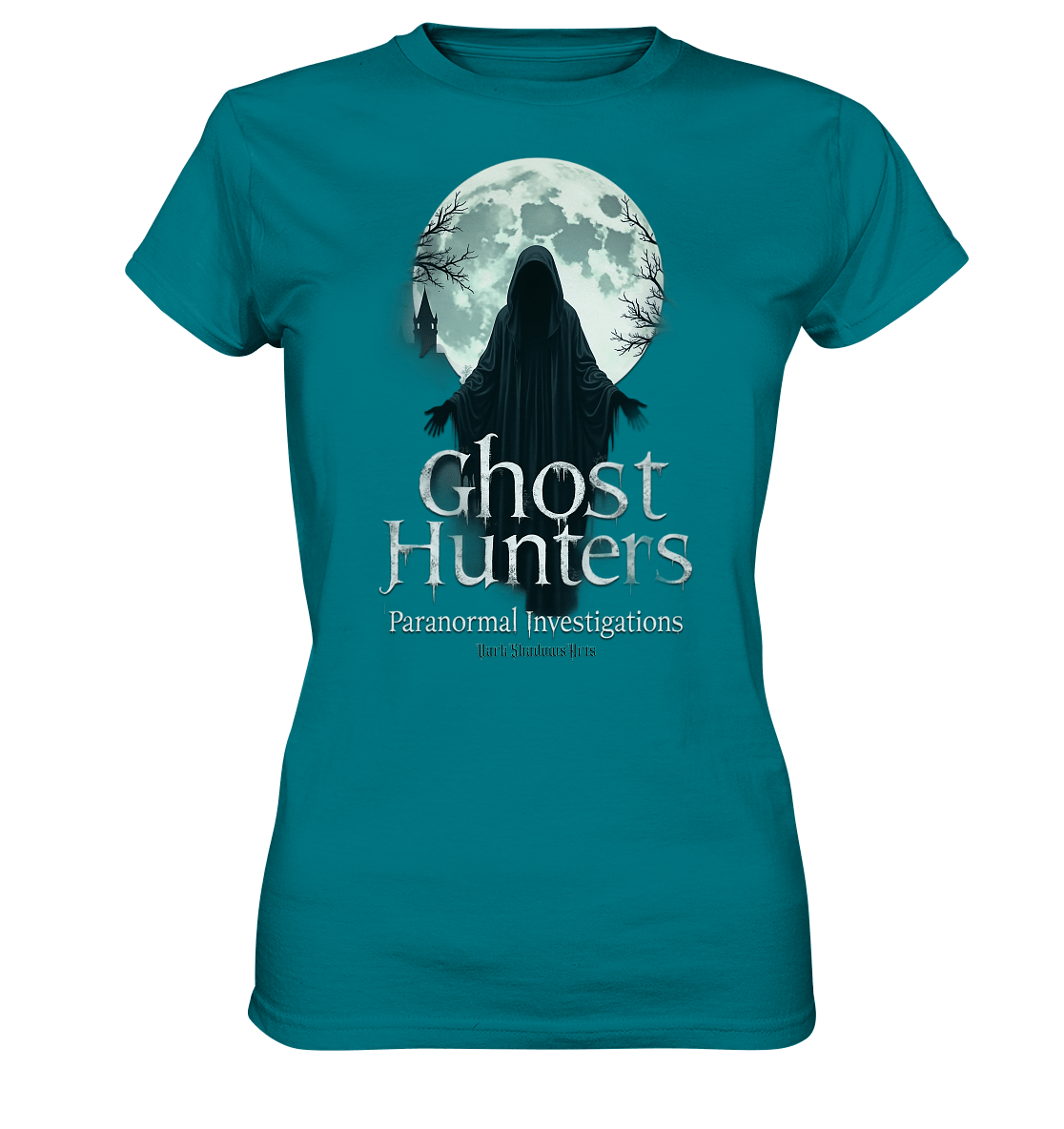 Ghost Hunters - Moonlit Pursuit - Ladies Premium Shirt | Lady - Shirts | Dark Shadows Arts