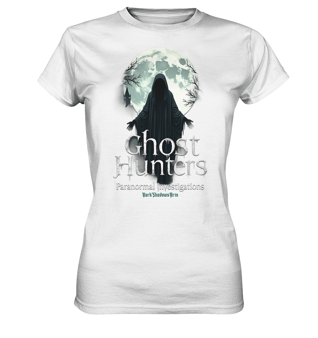 Ghost Hunters - Moonlit Pursuit - Ladies Premium Shirt | Lady - Shirts | Dark Shadows Arts