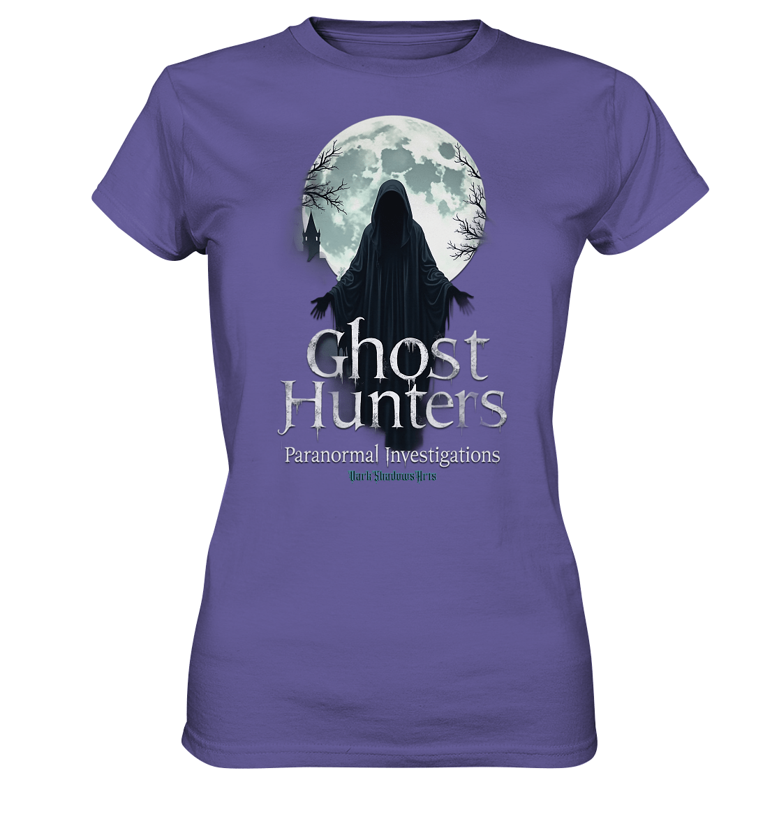 Ghost Hunters - Moonlit Pursuit - Ladies Premium Shirt | Lady - Shirts | Dark Shadows Arts