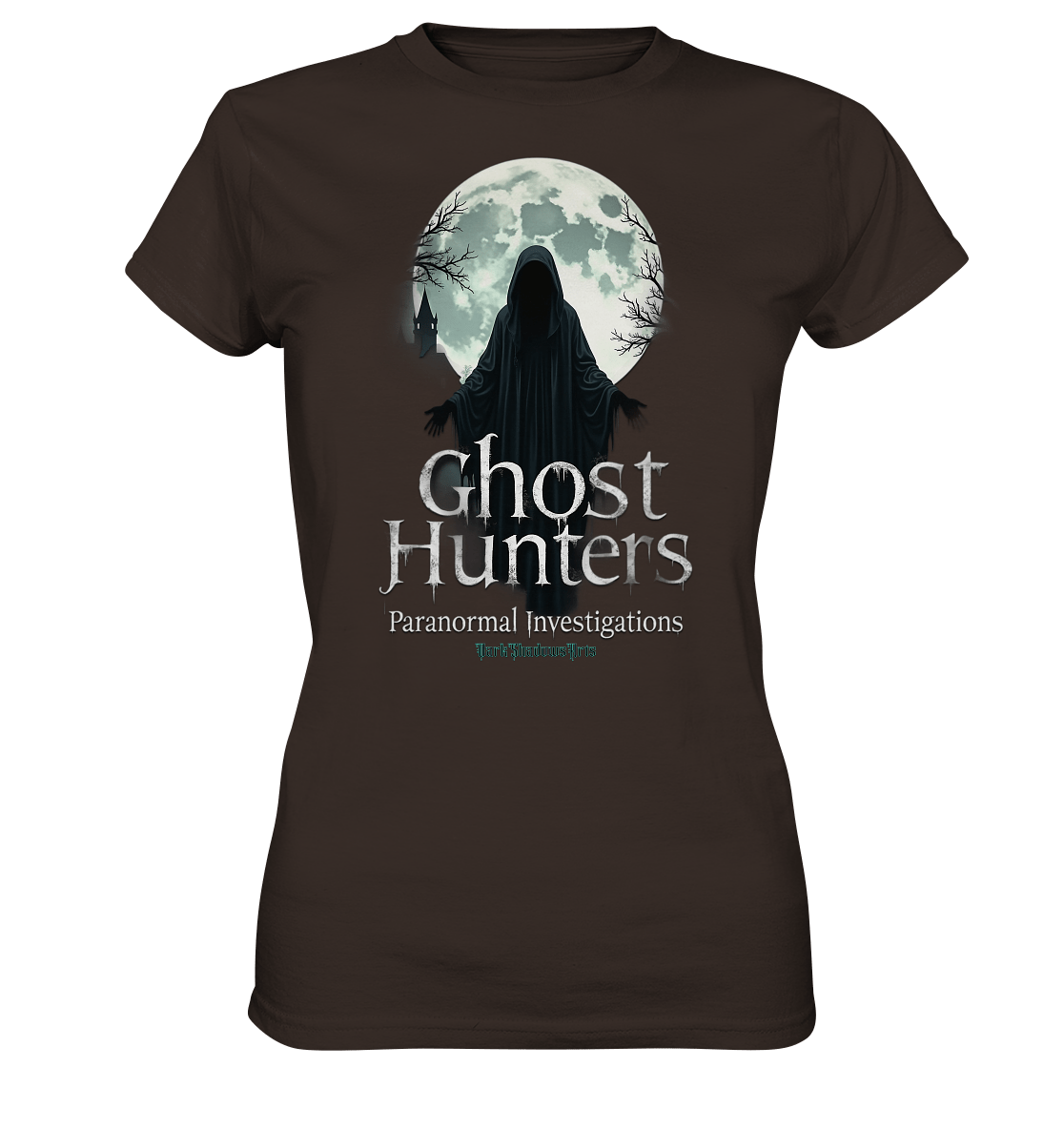 Ghost Hunters - Moonlit Pursuit - Ladies Premium Shirt | Lady - Shirts | Dark Shadows Arts