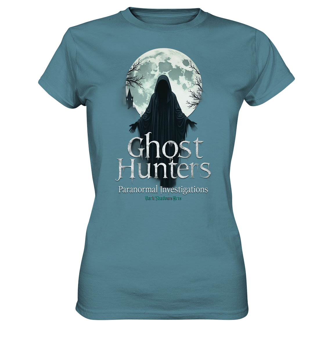 Ghost Hunters - Moonlit Pursuit - Ladies Premium Shirt | Lady - Shirts | Dark Shadows Arts