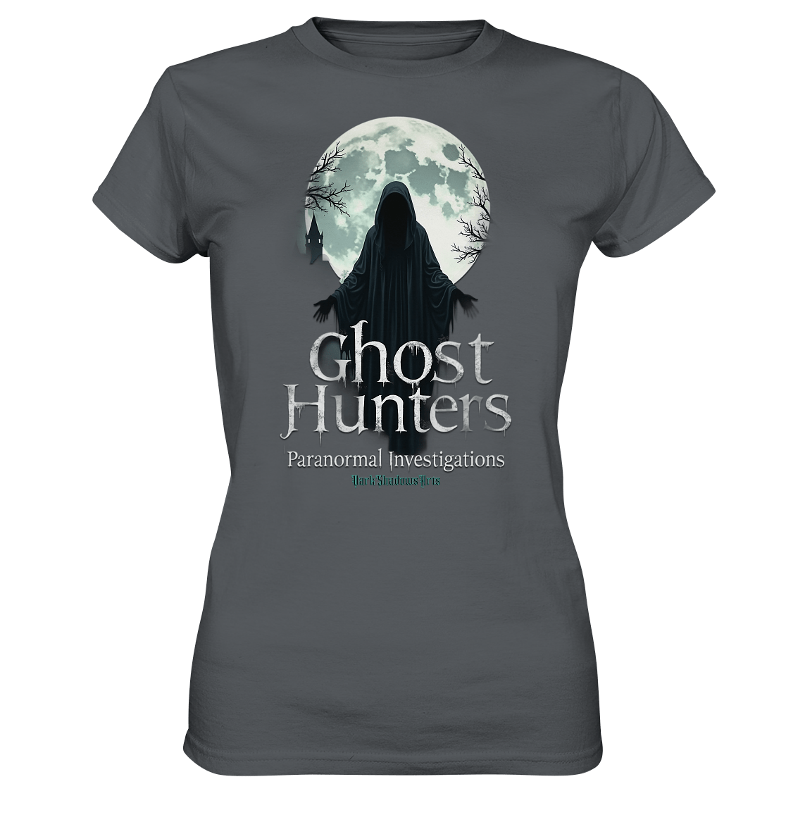 Ghost Hunters - Moonlit Pursuit - Ladies Premium Shirt | Lady - Shirts | Dark Shadows Arts