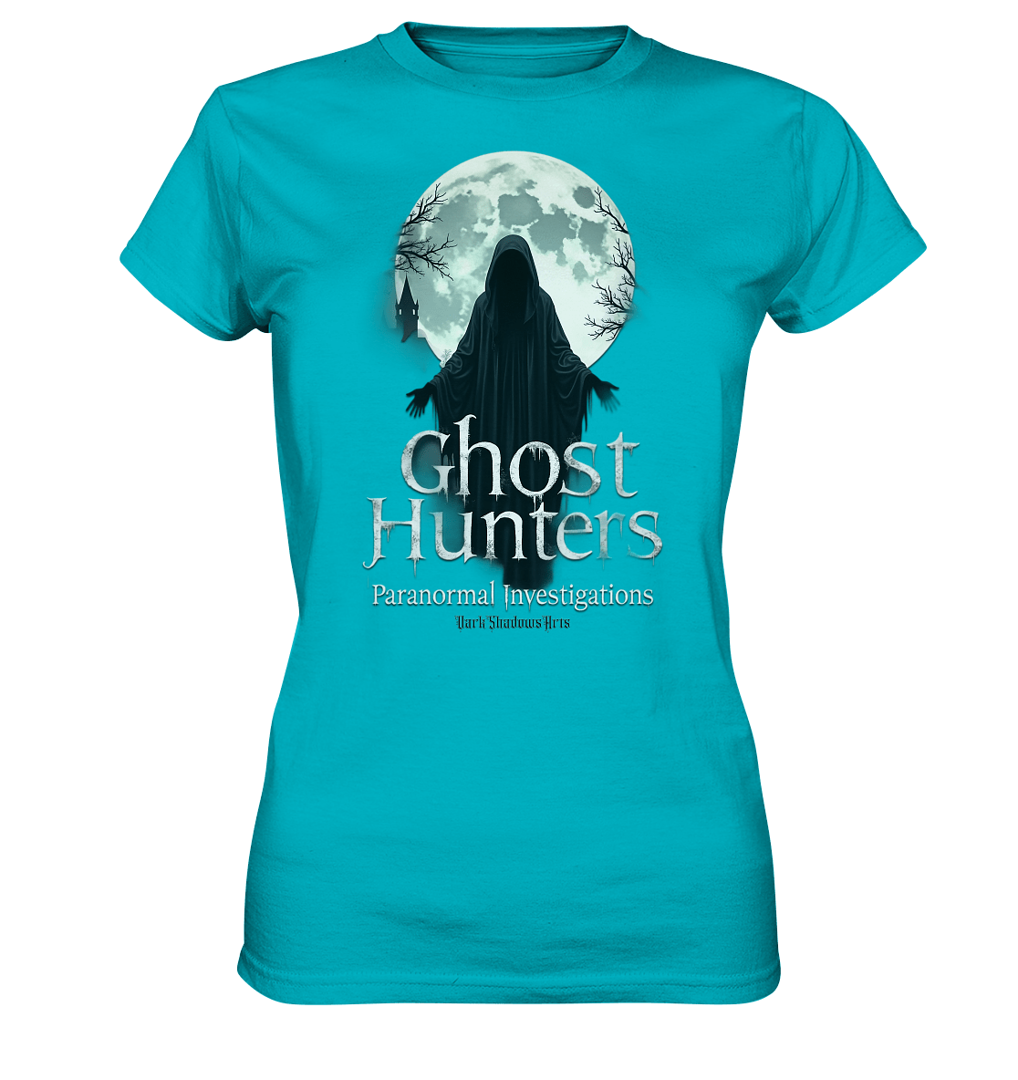 Ghost Hunters - Moonlit Pursuit - Ladies Premium Shirt | Lady - Shirts | Dark Shadows Arts