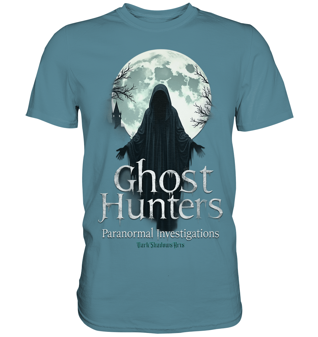 Ghost Hunters - Moonlit Pursuit - Premium Shirt | Unisex - Shirts | Dark Shadows Arts