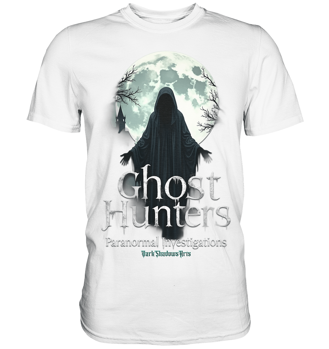 Ghost Hunters - Moonlit Pursuit - Premium Shirt | Unisex - Shirts | Dark Shadows Arts