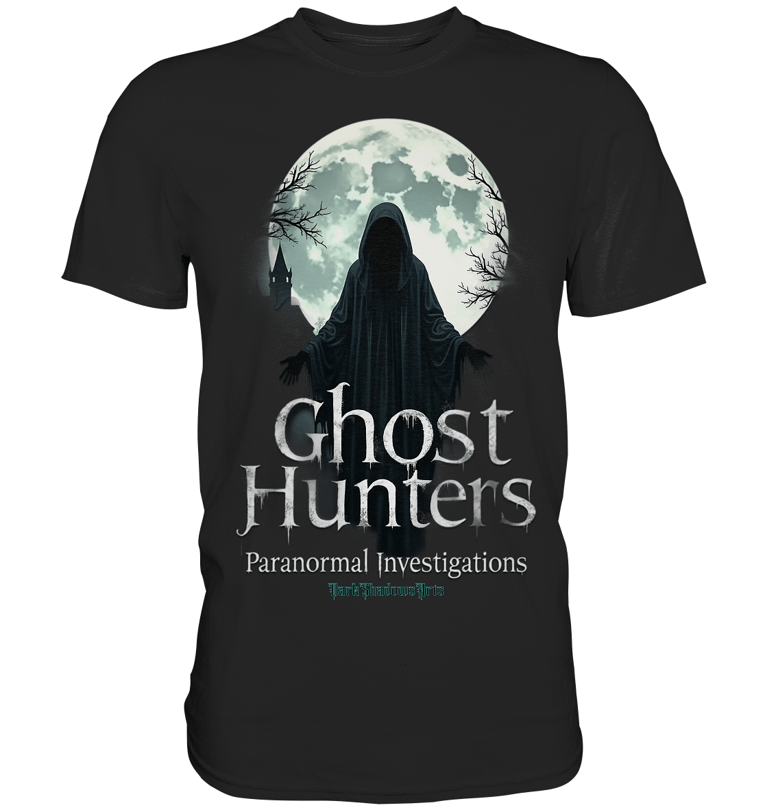 Ghost Hunters - Moonlit Pursuit - Premium Shirt | Unisex - Shirts | Dark Shadows Arts