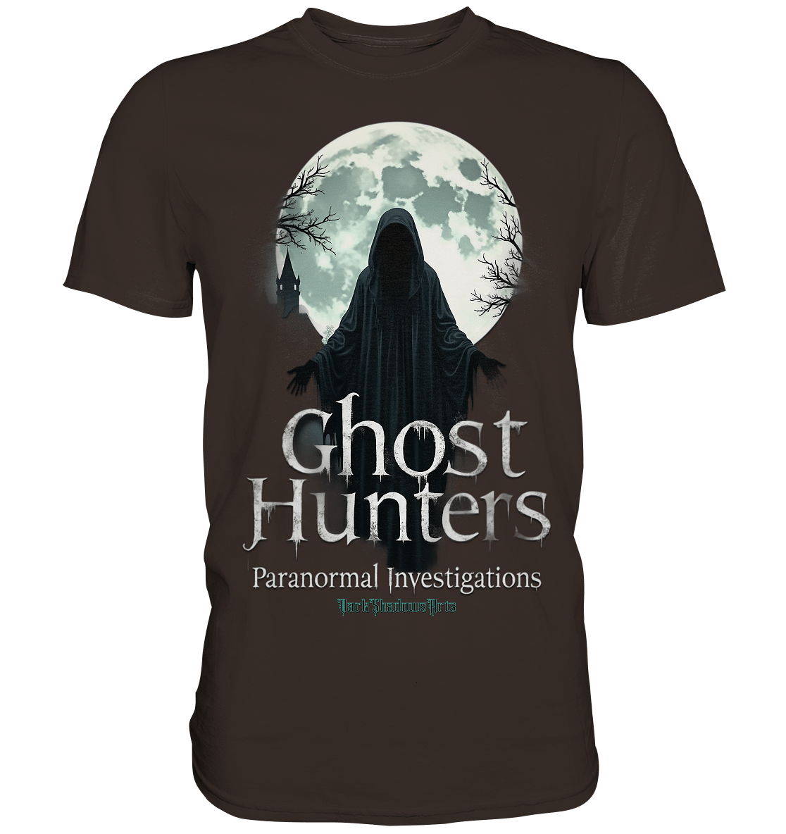 Ghost Hunters - Moonlit Pursuit - Premium Shirt | Unisex - Shirts | Dark Shadows Arts