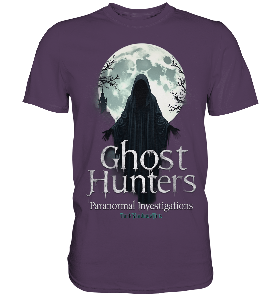 Ghost Hunters - Moonlit Pursuit - Premium Shirt | Unisex - Shirts | Dark Shadows Arts