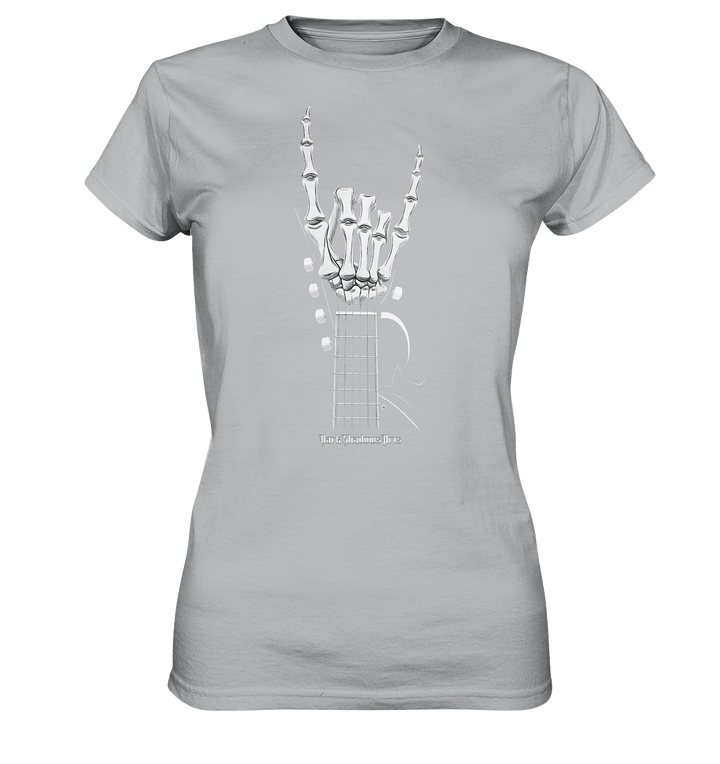 Gitarre mit Skelettfingern - Konzertzeichen - Ladies Premium Shirt | Lady - Shirts | Dark Shadows Arts