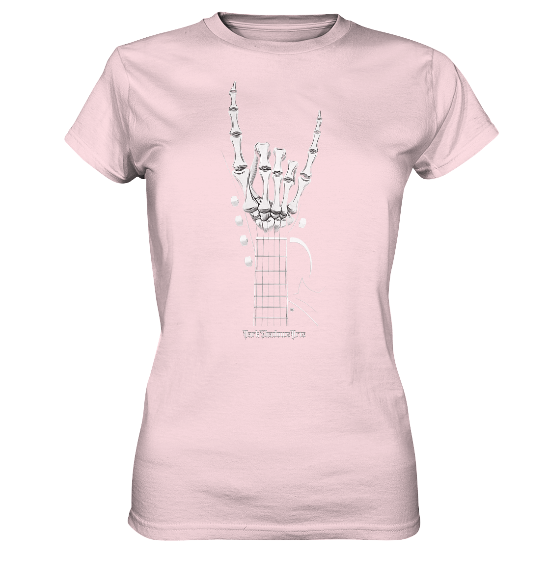 Gitarre mit Skelettfingern - Konzertzeichen - Ladies Premium Shirt | Lady - Shirts | Dark Shadows Arts