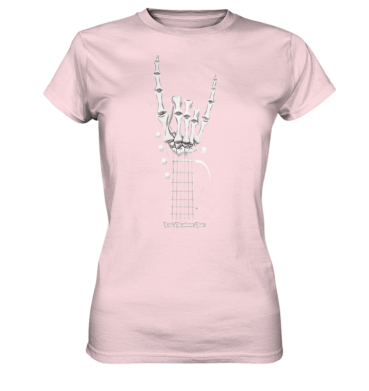 Gitarre mit Skelettfingern - Konzertzeichen - Ladies Premium Shirt | Lady - Shirts | Dark Shadows Arts