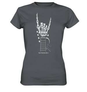 Gitarre mit Skelettfingern - Konzertzeichen - Ladies Premium Shirt | Lady - Shirts | Dark Shadows Arts