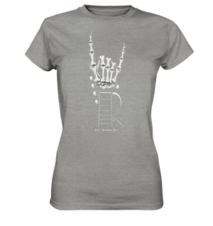 Gitarre mit Skelettfingern - Konzertzeichen - Ladies Premium Shirt | Lady - Shirts | Dark Shadows Arts
