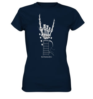 Gitarre mit Skelettfingern - Konzertzeichen - Ladies Premium Shirt | Lady - Shirts | Dark Shadows Arts