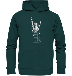 Gitarre mit Skelettfingern - Konzertzeichen - Organic Hoodie | Hoodies | Dark Shadows Arts