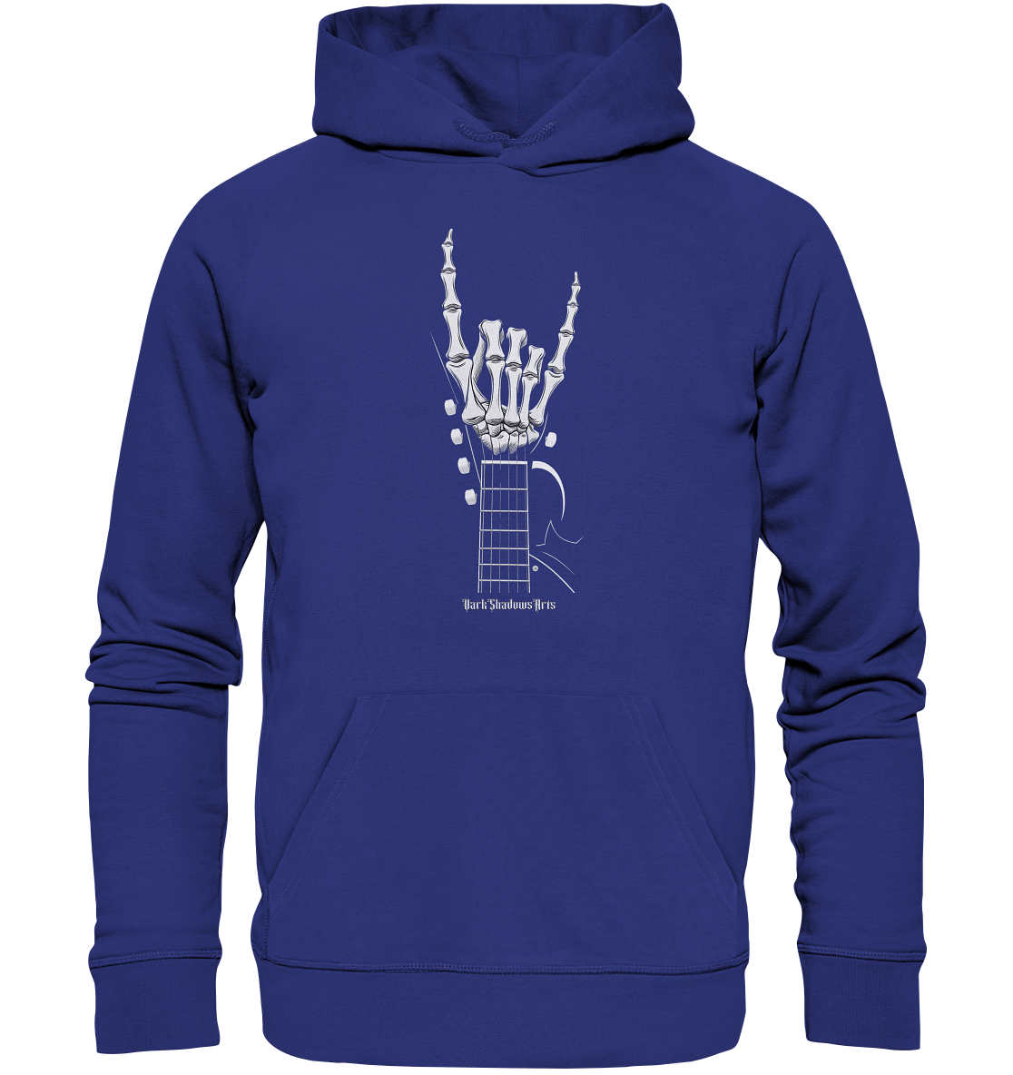 Gitarre mit Skelettfingern - Konzertzeichen - Organic Hoodie | Hoodies | Dark Shadows Arts