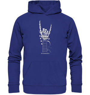 Gitarre mit Skelettfingern - Konzertzeichen - Organic Hoodie | Hoodies | Dark Shadows Arts