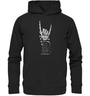 Gitarre mit Skelettfingern - Konzertzeichen - Organic Hoodie | Hoodies | Dark Shadows Arts