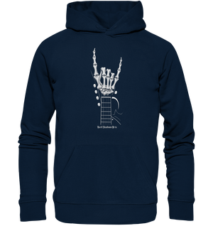 Gitarre mit Skelettfingern - Konzertzeichen - Organic Hoodie | Hoodies | Dark Shadows Arts