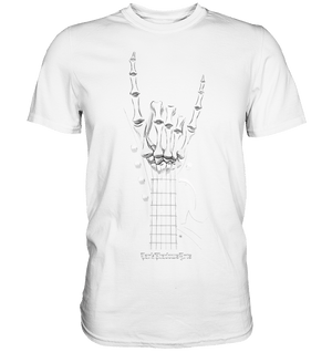 Gitarre mit Skelettfingern - Konzertzeichen - Premium Shirt | Unisex - Shirts | Dark Shadows Arts