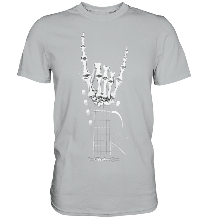 Gitarre mit Skelettfingern - Konzertzeichen - Premium Shirt | Unisex - Shirts | Dark Shadows Arts