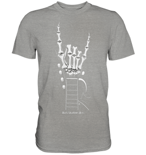 Gitarre mit Skelettfingern - Konzertzeichen - Premium Shirt | Unisex - Shirts | Dark Shadows Arts
