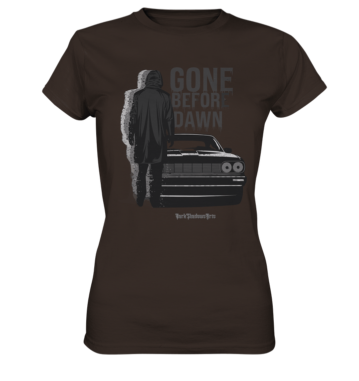 Gone Before Dawn - Düstere Mystik & Geheimnisvolle Atmosphäre - Ladies Premium Shirt | Lady - Shirts | Dark Shadows Arts