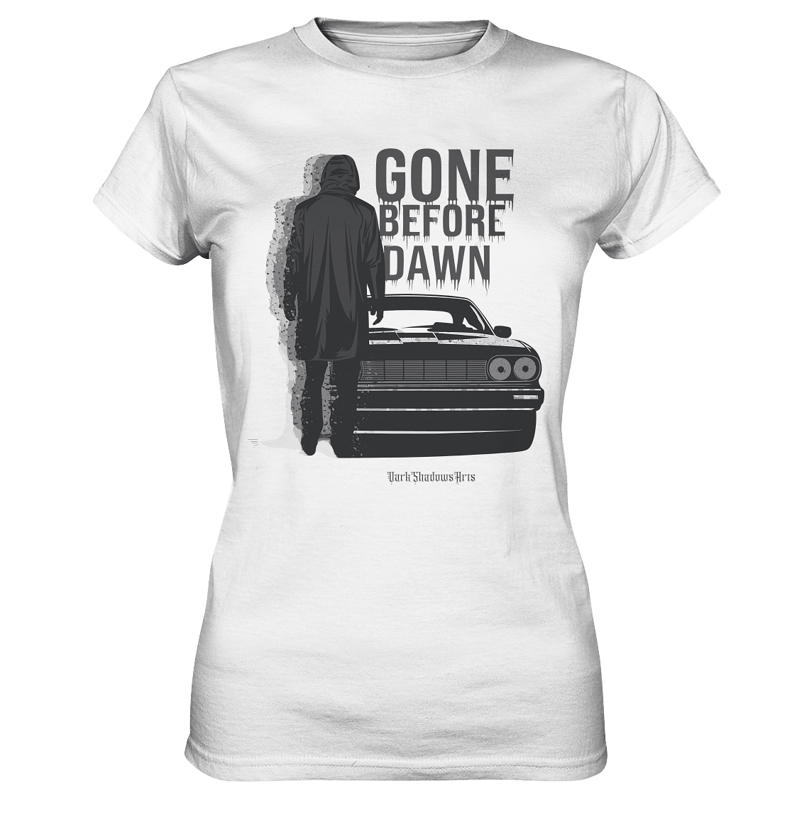Gone Before Dawn - Düstere Mystik & Geheimnisvolle Atmosphäre - Ladies Premium Shirt | Lady - Shirts | Dark Shadows Arts