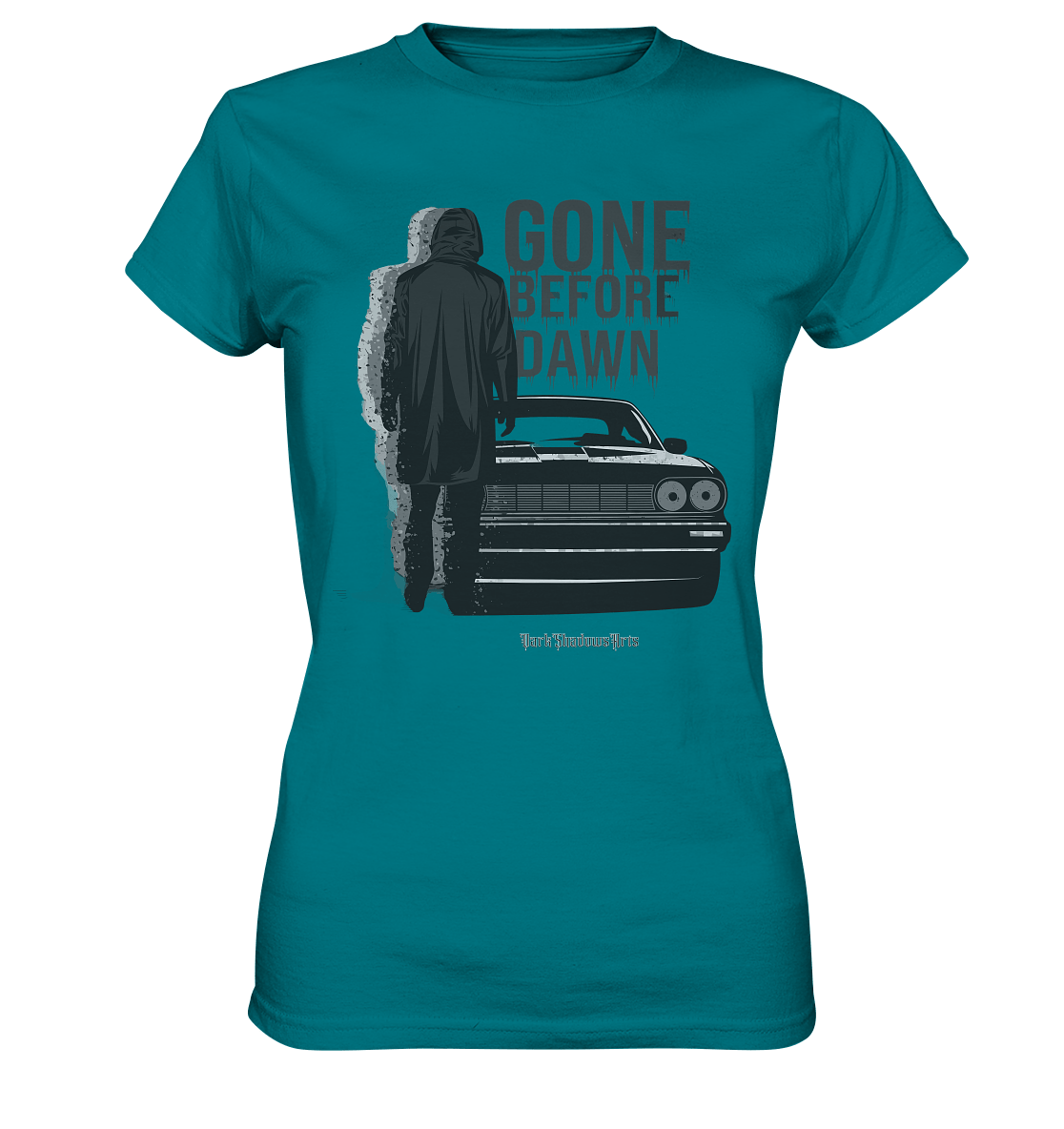Gone Before Dawn - Düstere Mystik & Geheimnisvolle Atmosphäre - Ladies Premium Shirt | Lady - Shirts | Dark Shadows Arts