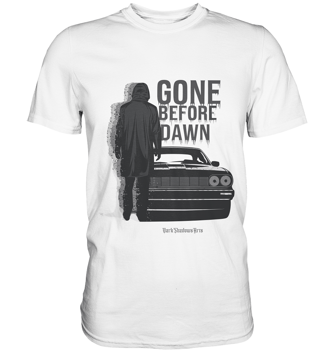 Gone Before Dawn - Düstere Mystik & Geheimnisvolle Atmosphäre - Premium Shirt | Unisex - Shirts | Dark Shadows Arts