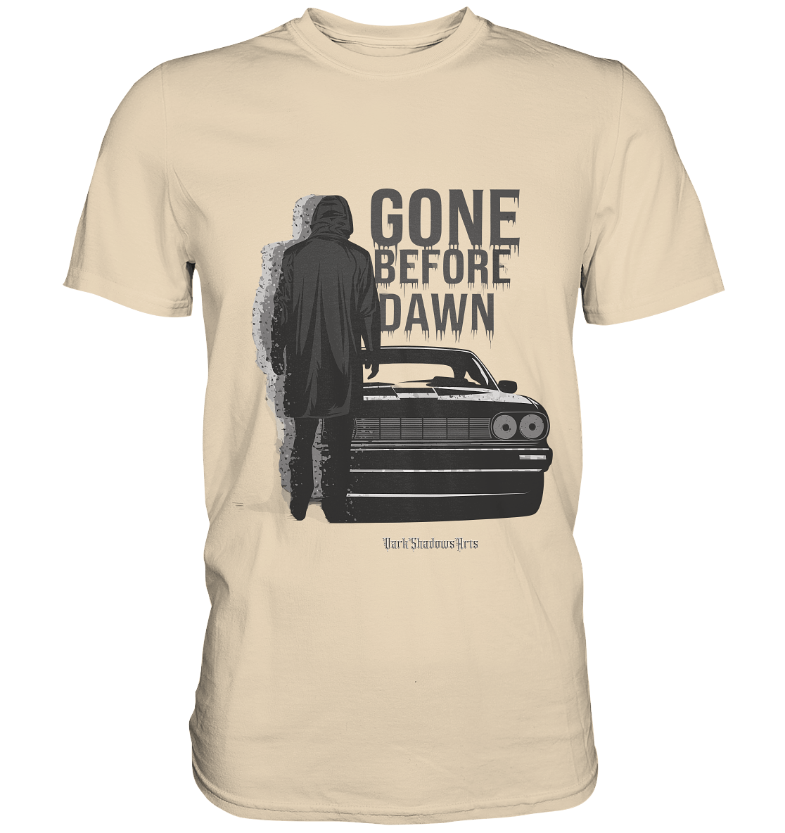Gone Before Dawn - Düstere Mystik & Geheimnisvolle Atmosphäre - Premium Shirt | Unisex - Shirts | Dark Shadows Arts