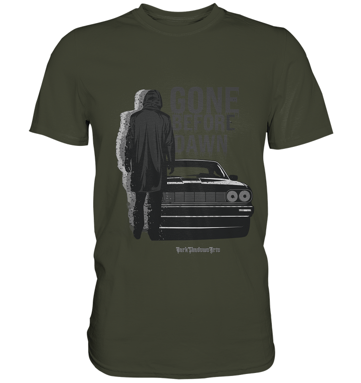 Gone Before Dawn - Düstere Mystik & Geheimnisvolle Atmosphäre - Premium Shirt | Unisex - Shirts | Dark Shadows Arts