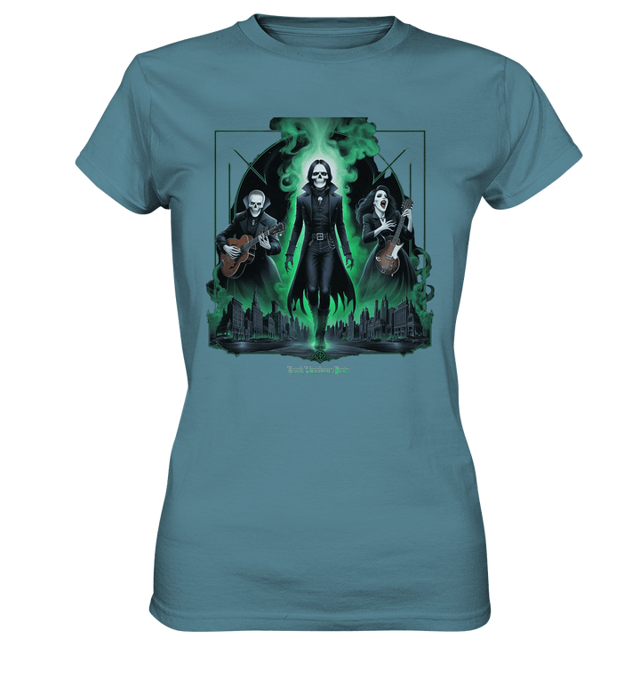 Gothic Ghost Rock - Ladies Premium Shirt | Lady - Shirts | Dark Shadows Arts