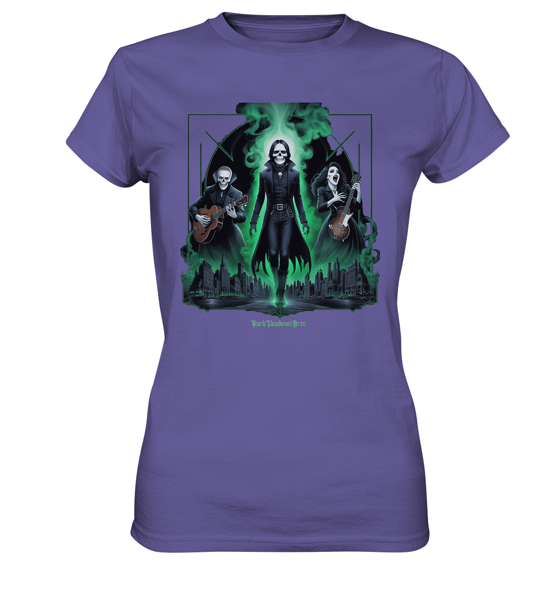 Gothic Ghost Rock - Ladies Premium Shirt | Lady - Shirts | Dark Shadows Arts