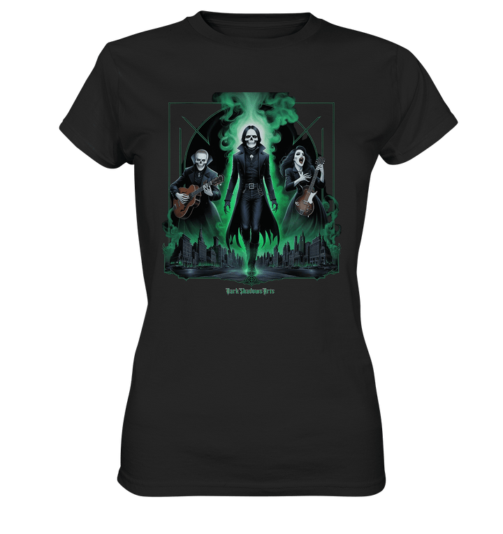 Gothic Ghost Rock - Ladies Premium Shirt | Lady - Shirts | Dark Shadows Arts