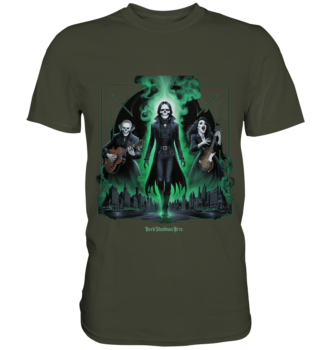 Gothic Ghost Rock - Premium Shirt | Unisex - Shirts | Dark Shadows Arts