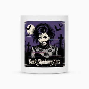 Gothic Vision – Schattenfrau im VHS - Nebel - Tasse | Mug | Dark Shadows Arts