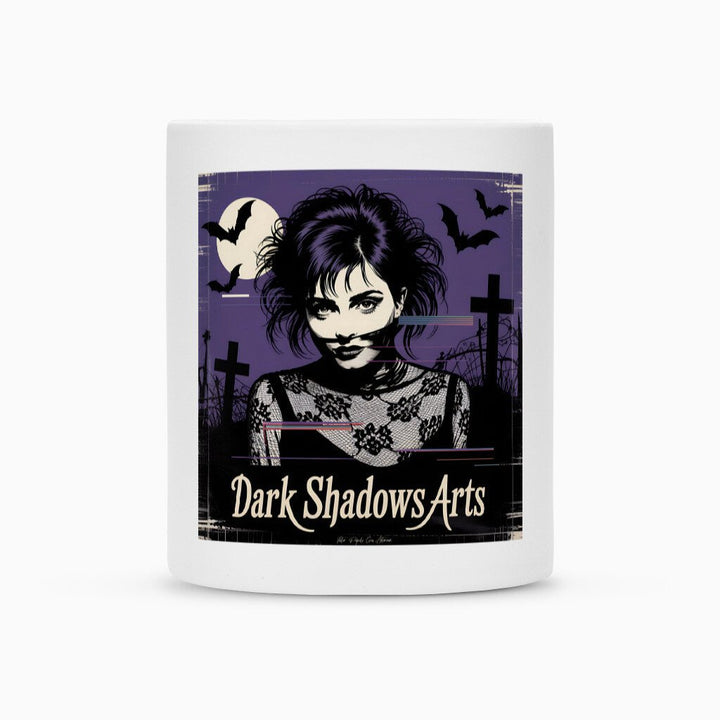 Gothic Vision – Schattenfrau im VHS - Nebel - Tasse | Mug | Dark Shadows Arts