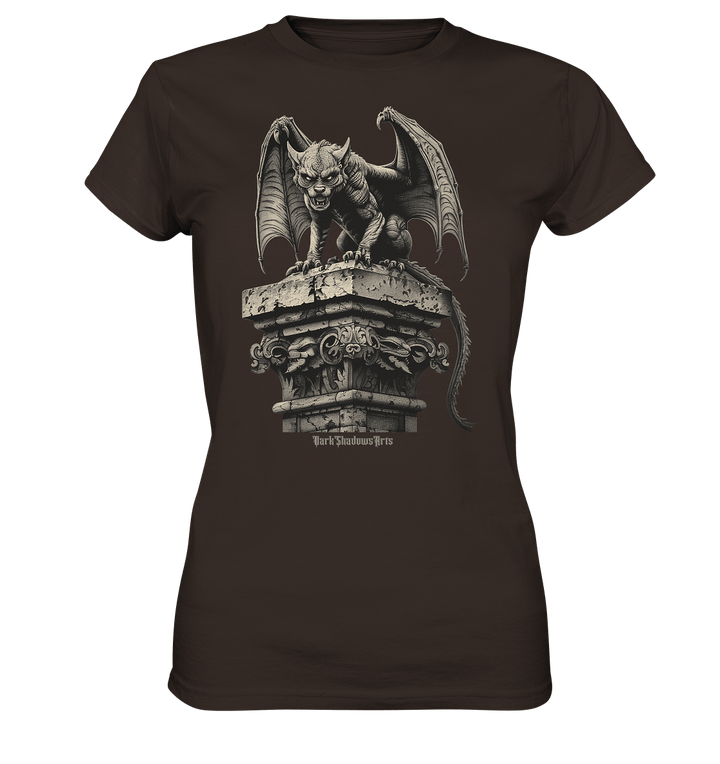 Gothic Wächter Groteske Gargoyle - Ladies Premium Shirt | Lady - Shirts | Dark Shadows Arts