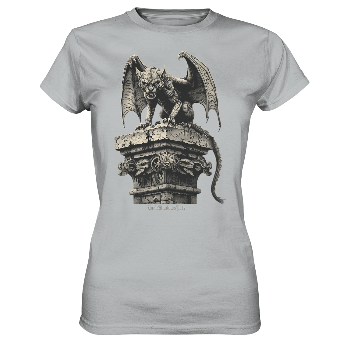 Gothic Wächter Groteske Gargoyle - Ladies Premium Shirt | Lady - Shirts | Dark Shadows Arts