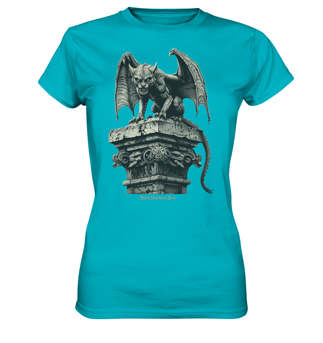 Gothic Wächter Groteske Gargoyle - Ladies Premium Shirt | Lady - Shirts | Dark Shadows Arts