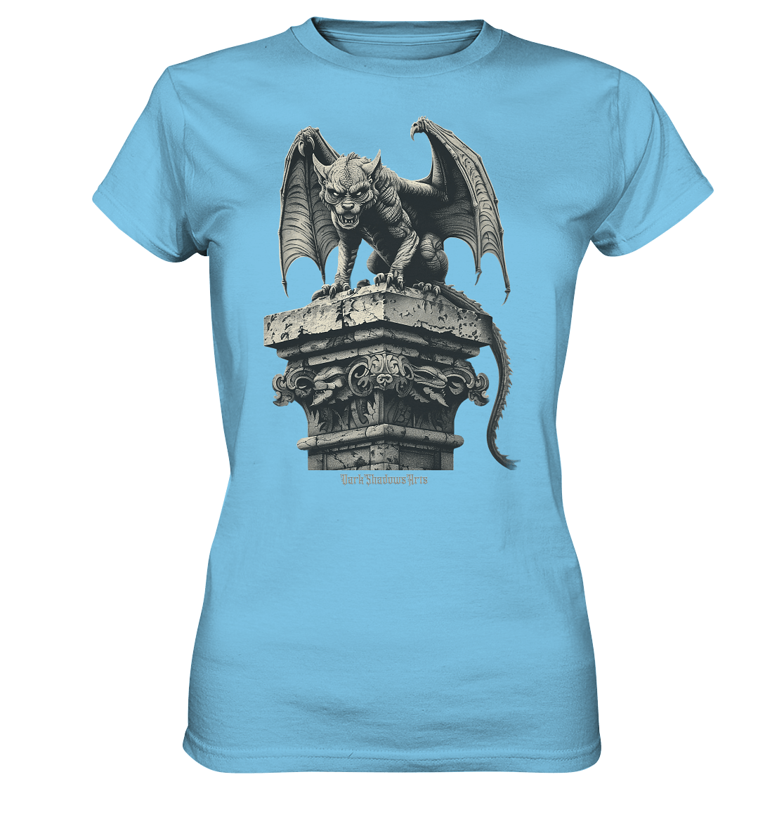 Gothic Wächter Groteske Gargoyle - Ladies Premium Shirt | Lady - Shirts | Dark Shadows Arts
