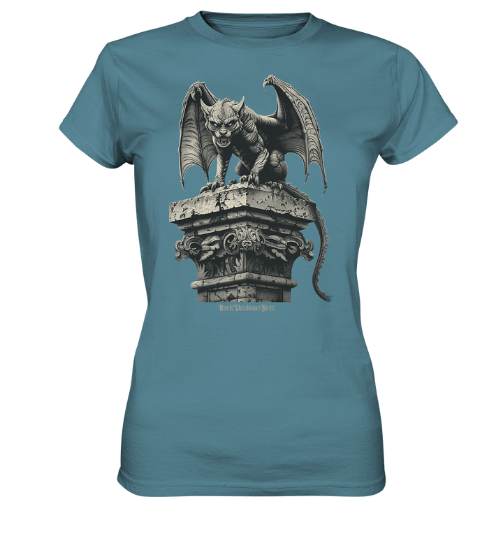 Gothic Wächter Groteske Gargoyle - Ladies Premium Shirt | Lady - Shirts | Dark Shadows Arts