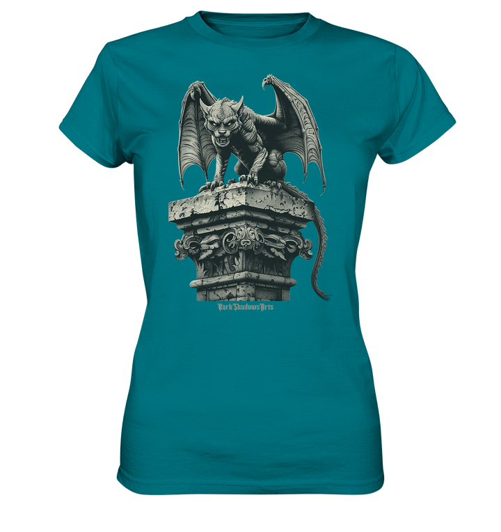 Gothic Wächter Groteske Gargoyle - Ladies Premium Shirt | Lady - Shirts | Dark Shadows Arts