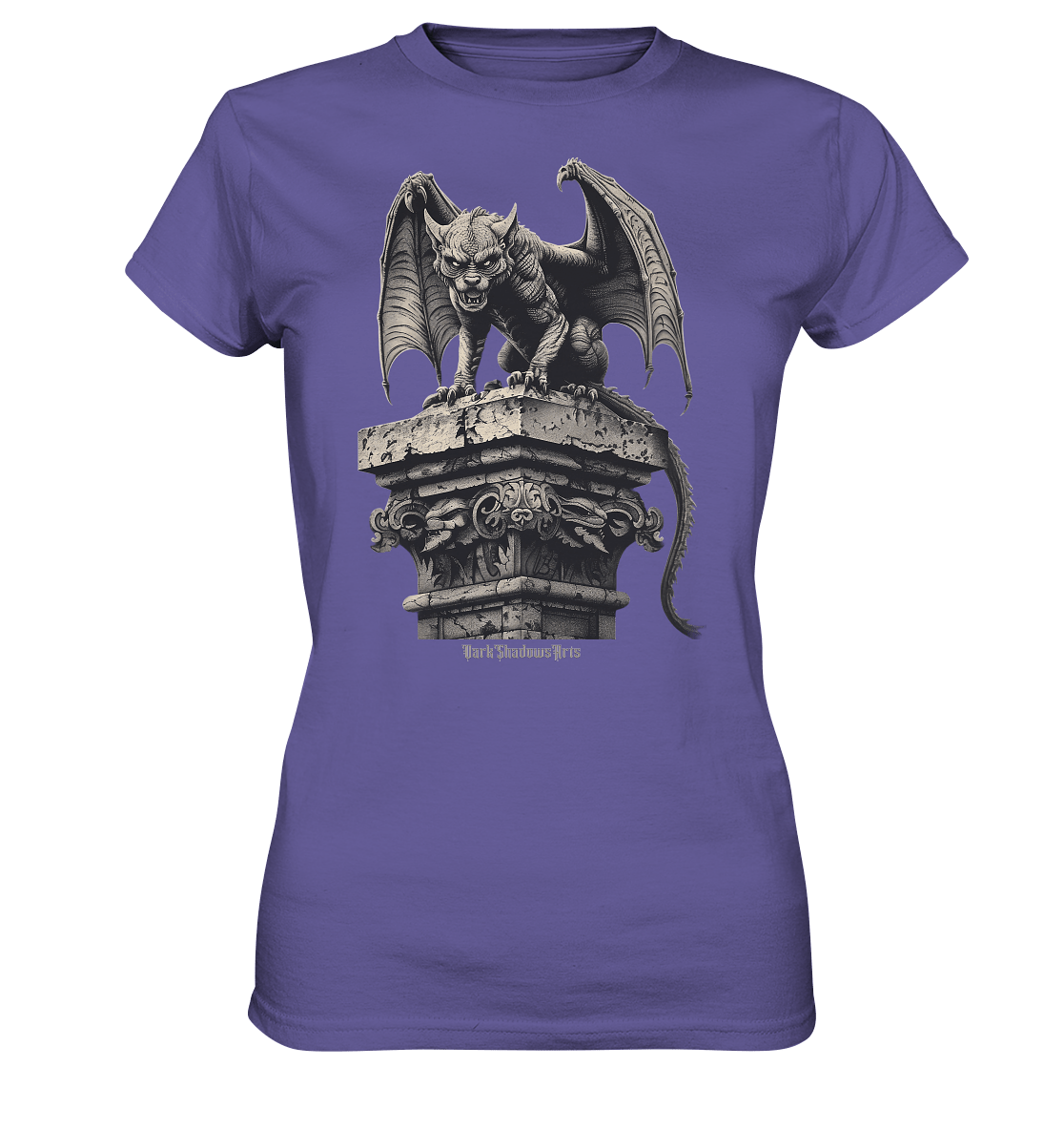 Gothic Wächter Groteske Gargoyle - Ladies Premium Shirt | Lady - Shirts | Dark Shadows Arts