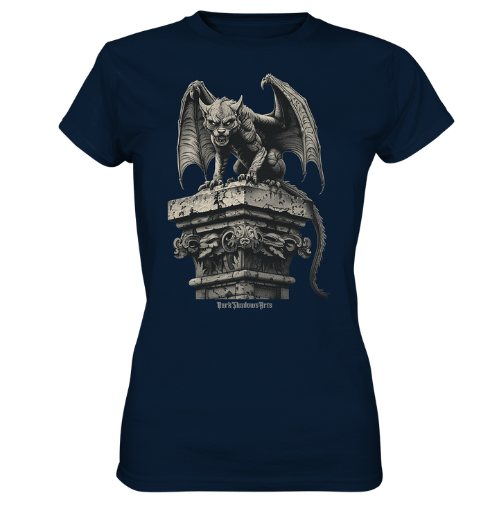 Gothic Wächter Groteske Gargoyle - Ladies Premium Shirt | Lady - Shirts | Dark Shadows Arts